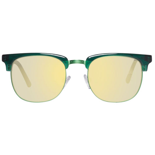 Benetton – Grüne Acetat-Sonnenbrille