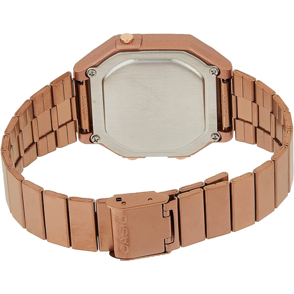 Casio – Mehrfarbige Edelstahluhr