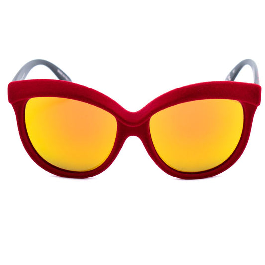 Italia Independent – Rote Acetat-Sonnenbrille