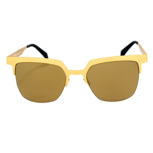 Italia Independent Gold Metal Sunglasses