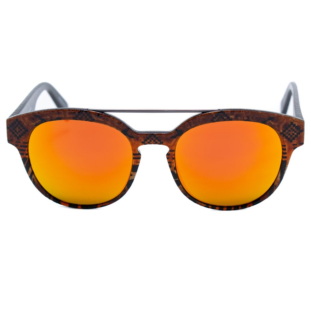 Italia Independent – Braune Acetat-Sonnenbrille