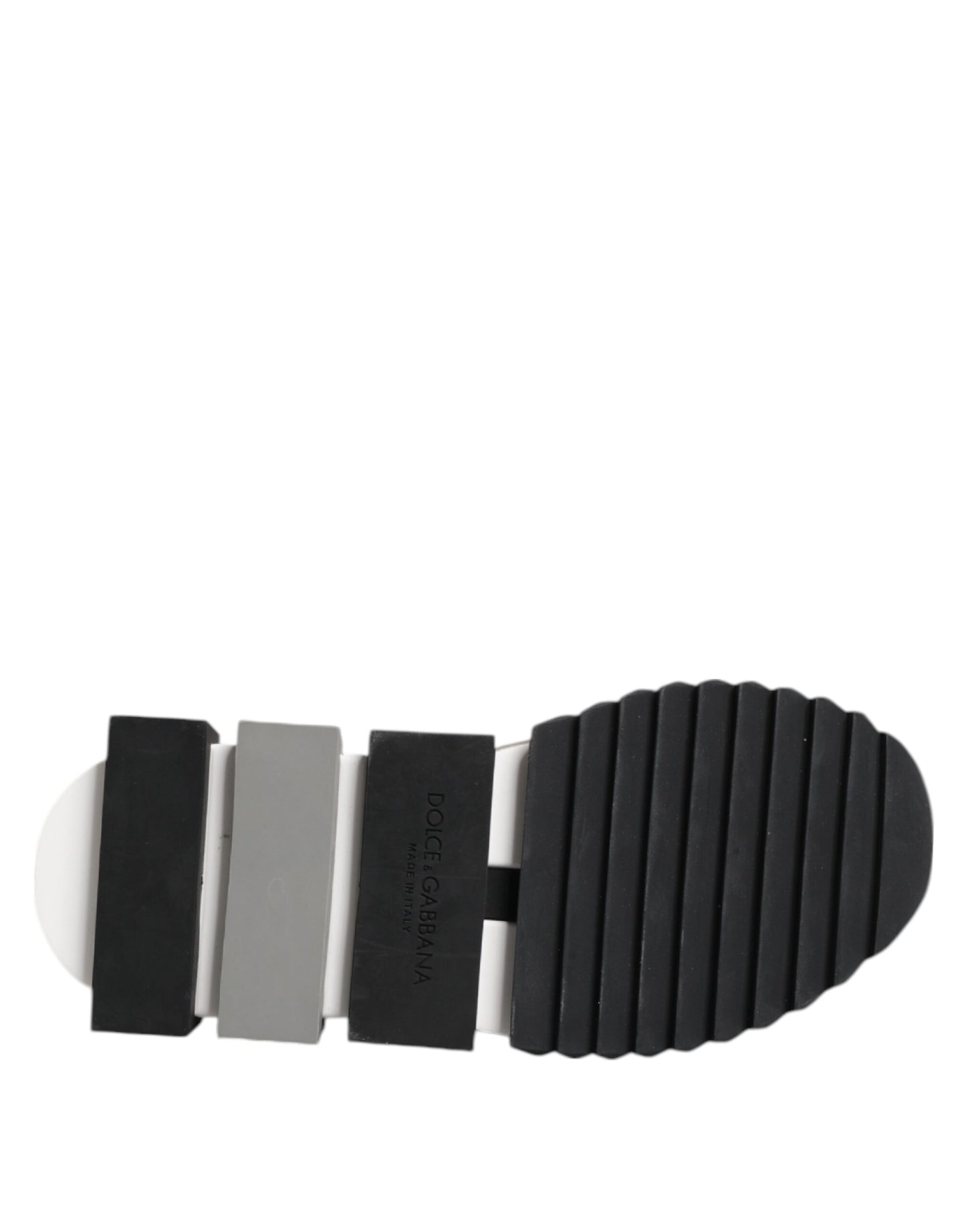 Dolce & Gabbana Weiß Schwarz Sorrento Socken Sneakers Schuhe