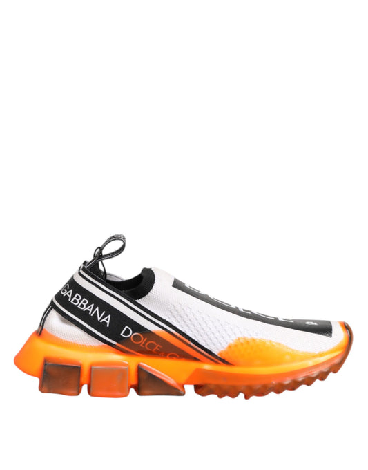 Dolce & Gabbana Weiße Sorrento Slip-On Low Top Sneakers Schuhe