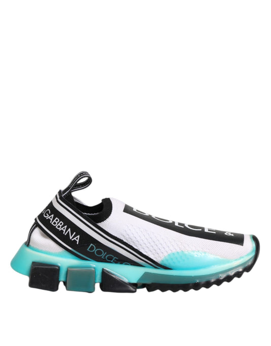 Dolce & Gabbana Weiße Sorrento Slip-On Low Top Sneakers Schuhe