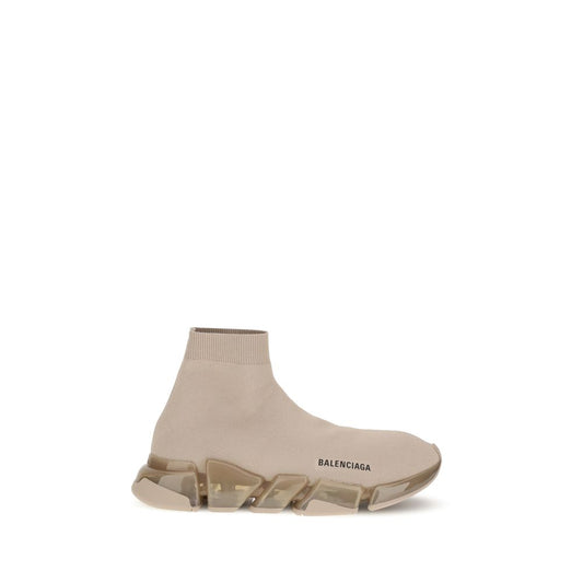 Balenciaga Beigefarbene Sport-Sneaker aus Polyester