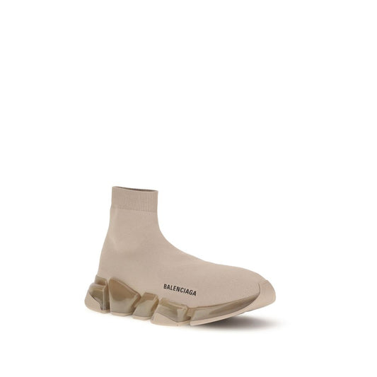 Balenciaga Beigefarbene Sport-Sneaker aus Polyester