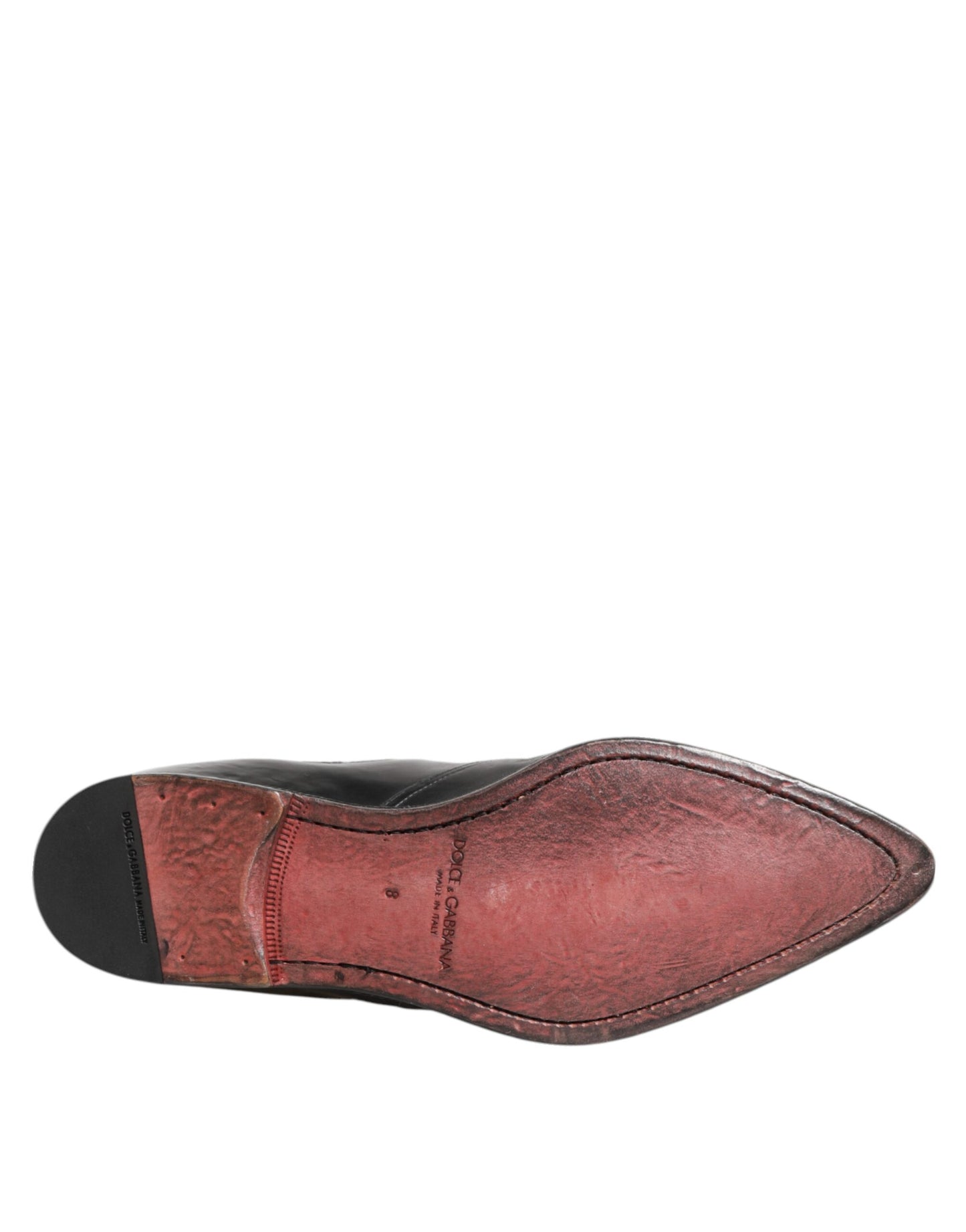 Dolce & Gabbana Black Chelsea Slip On Men Ankle Boots Shoes