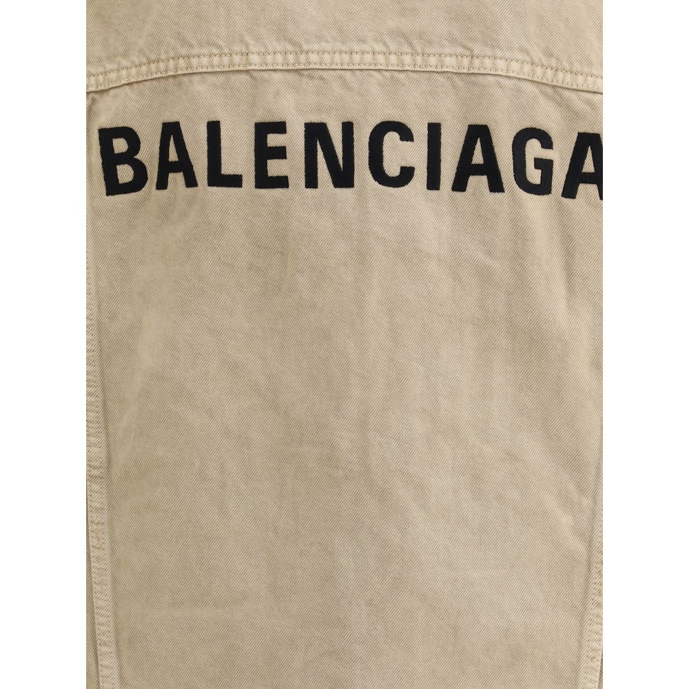 Balenciaga Übergroße Jeansjacke