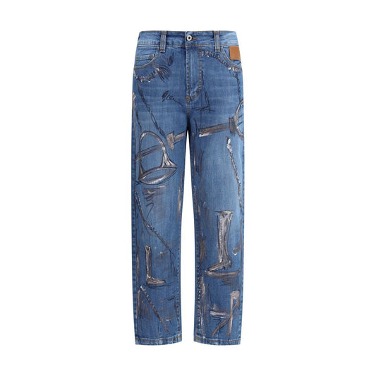 Ella Blue Baumwoll-Jeans mit schmalem Schnitt