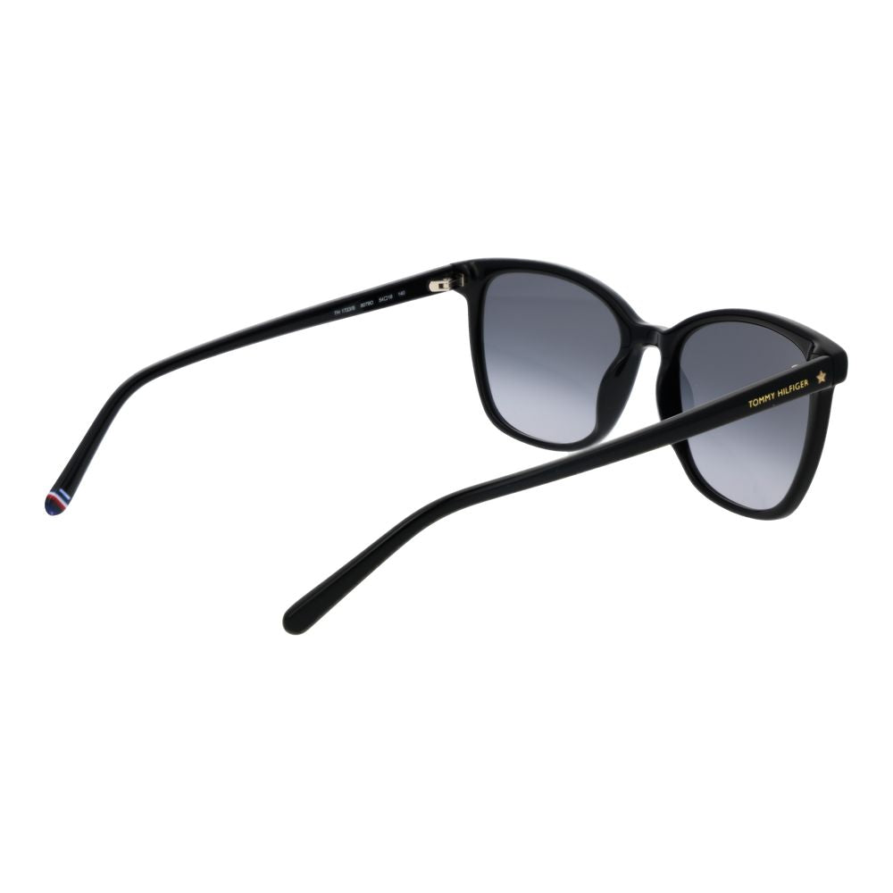 Tommy Hilfiger Schwarze Acetat-Sonnenbrille