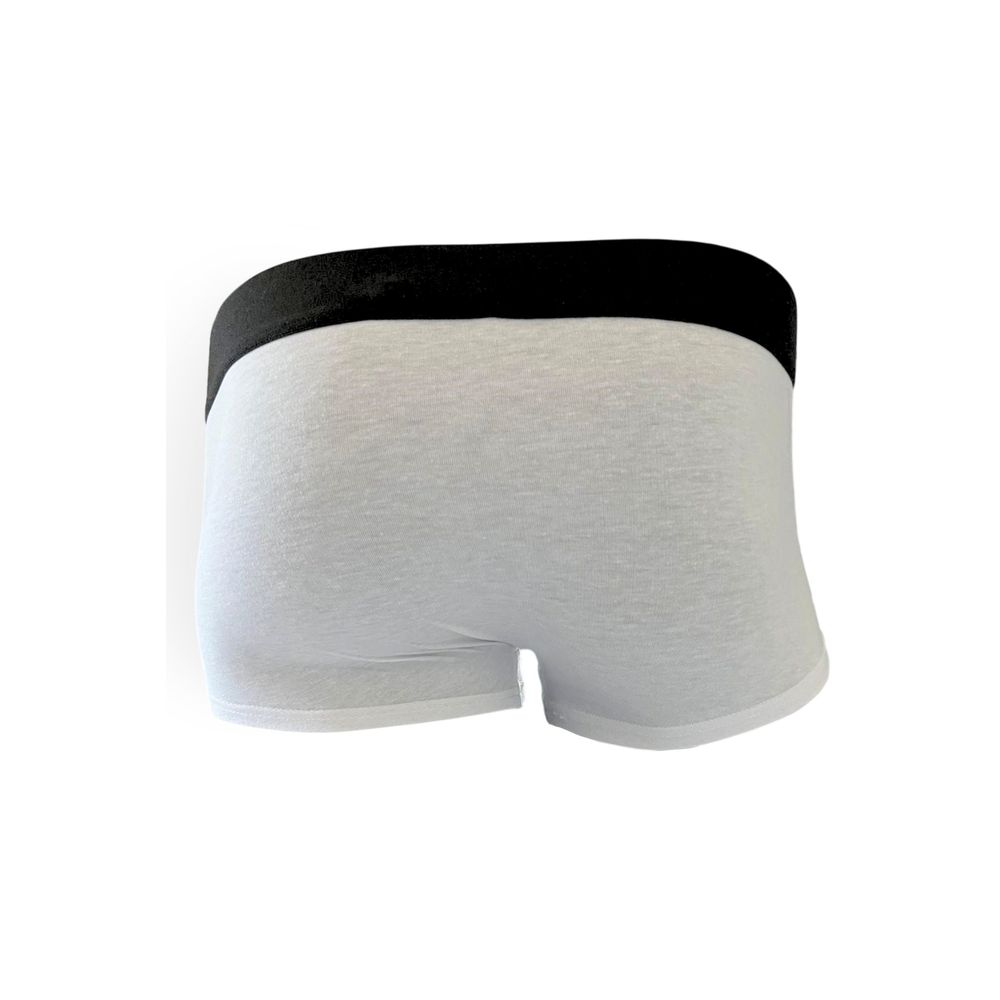 Bikkembergs Herren-Boxershorts aus weißer Baumwolle