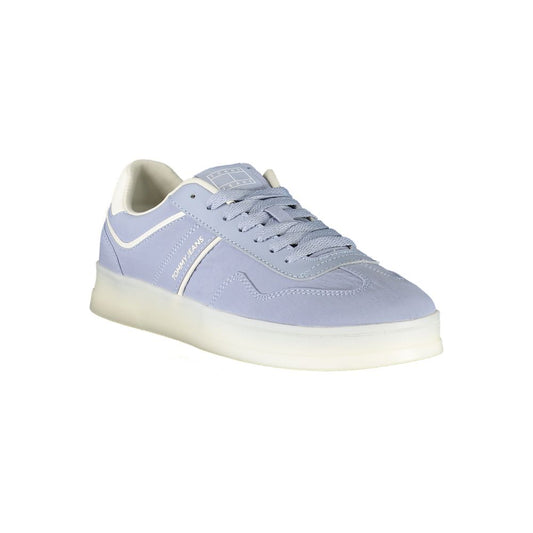 Tommy Hilfiger – Blaue Leder-Sneaker für Damen