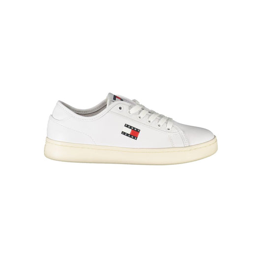 Tommy Hilfiger – Weiße Leder-Sneaker für Damen