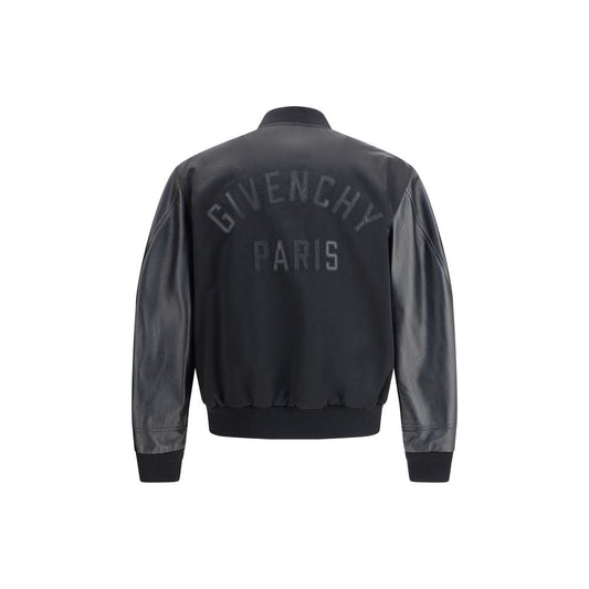 Givenchy Schwarze Bomberjacke aus Baumwolle
