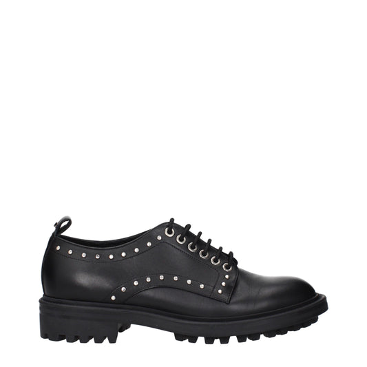 Max Mara – Oxfords und Derbys aus schwarzem Leder