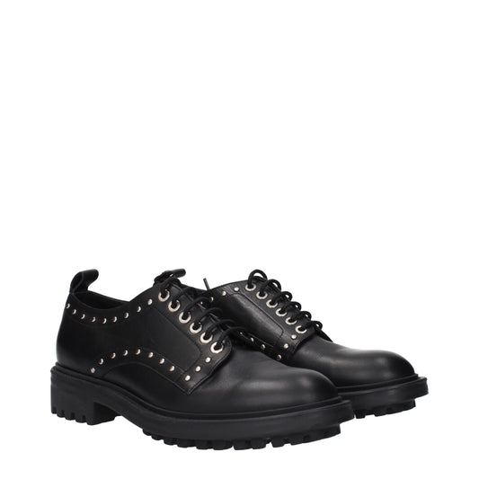 Max Mara – Oxfords und Derbys aus schwarzem Leder