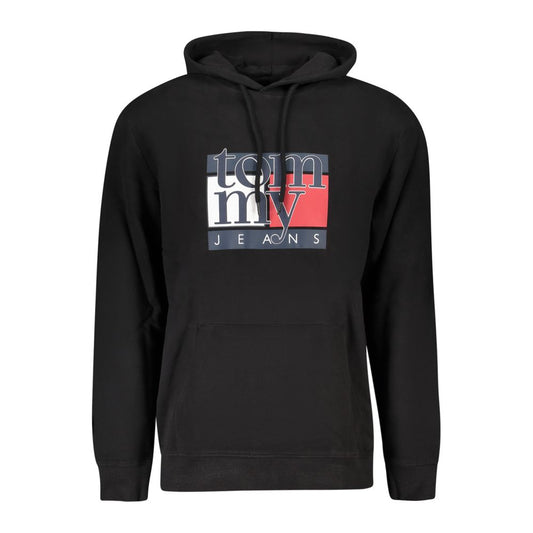 Tommy Hilfiger – Schwarzer Baumwollpullover für Herren