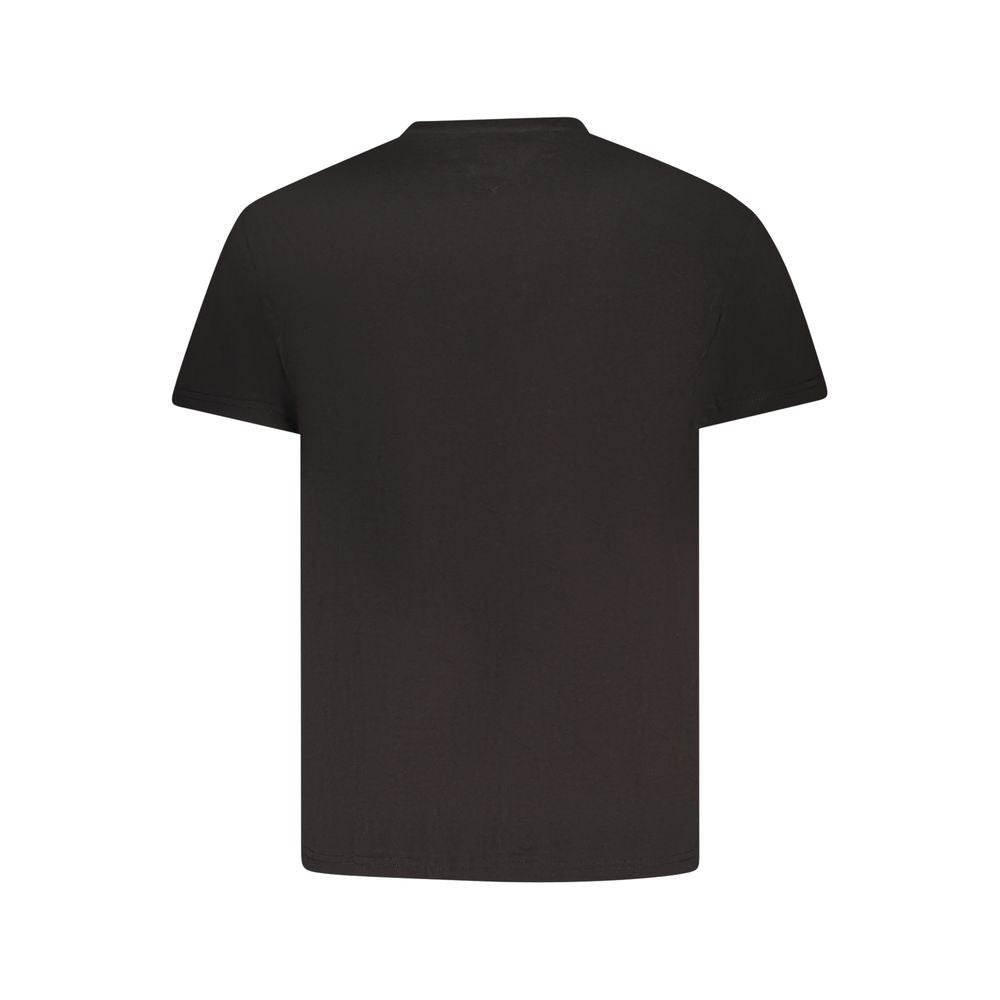 Tommy Hilfiger – Schwarzes Baumwoll-T-Shirt für Herren