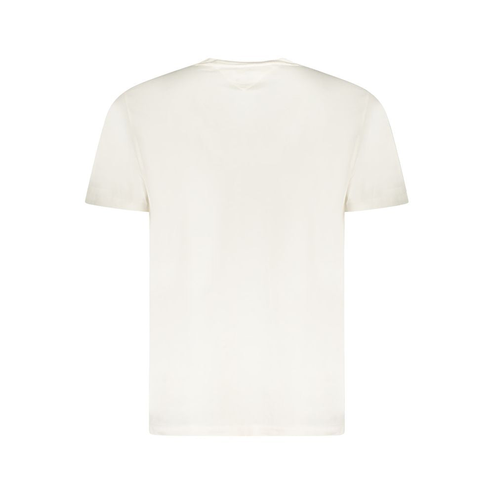 Tommy Hilfiger – Weißes Baumwoll-T-Shirt für Herren