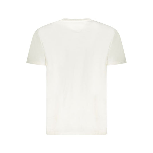 Tommy Hilfiger – Weißes Baumwoll-T-Shirt für Herren