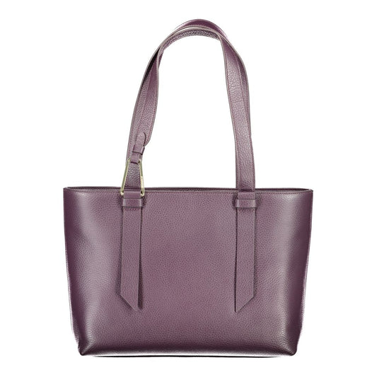 Coccinelle Purple Leather Women Handbag