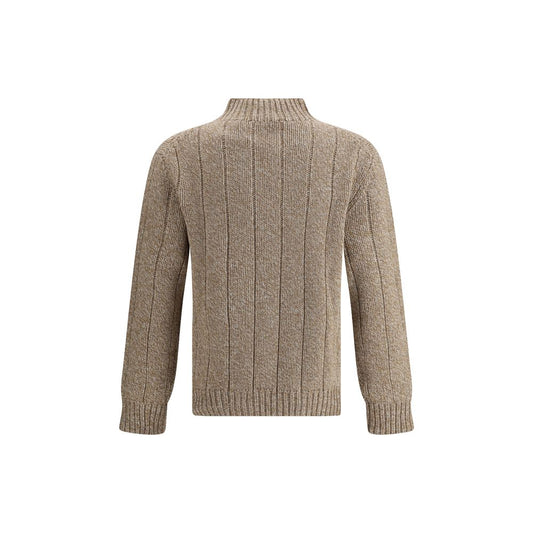 Brooksfield beigefarbenes Woll-Sweatshirt