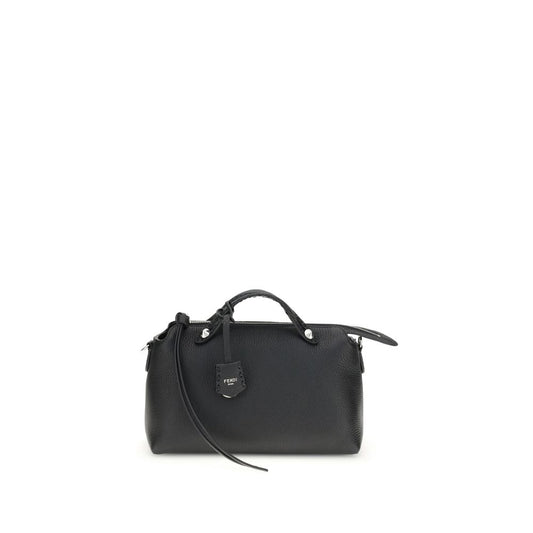Fendi Schultertasche aus schwarzem Kalbsleder (Bos Taurus)