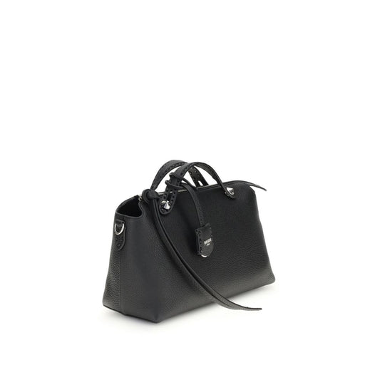 Fendi Schultertasche aus schwarzem Kalbsleder (Bos Taurus)