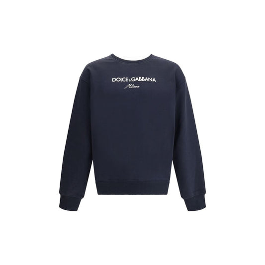 Blaues Baumwoll-Sweatshirt von Dolce & Gabbana