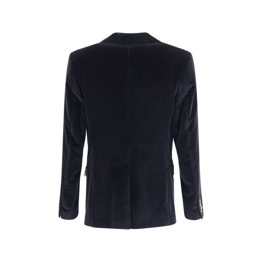 Dolce & Gabbana Schwarzer Blazer aus Baumwolle
