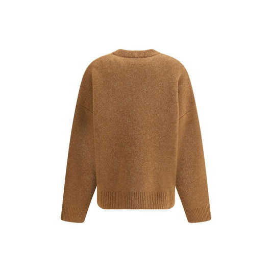 Ami Paris braunes Alpaka-Vicugna-Pacos Sweatshirt