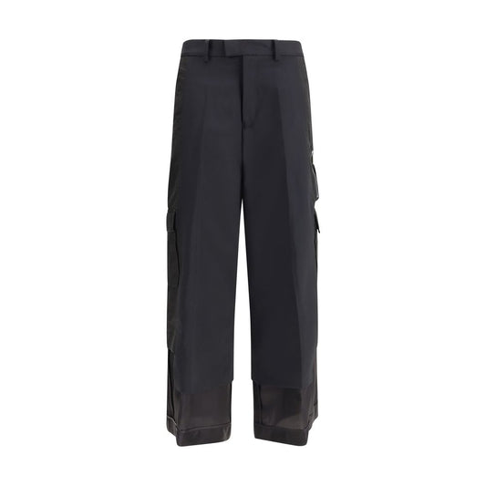 Undercover Black Polyester Cargo Pants