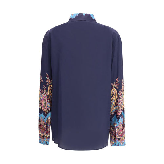 Etro Seidenhemd mit Paisley-Print
