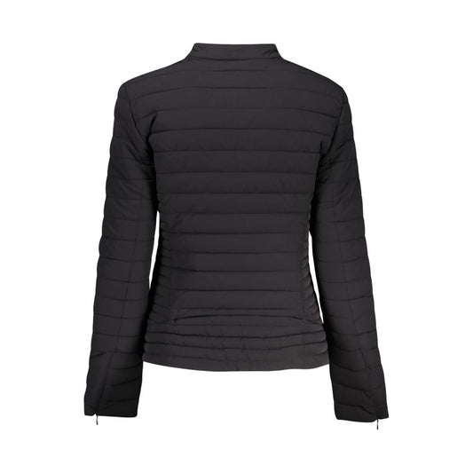 Guess Jeans Black Polyurethane Women's Jacket