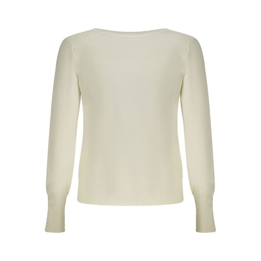 Guess Jeans Bianco Viscosa Womens Cardigan