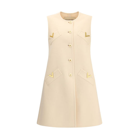 Valentino Wollkleidung aus cremefarbenem Fleece
