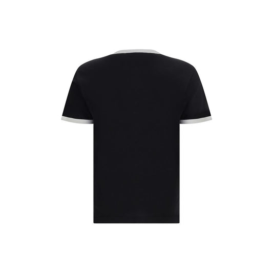 Dolce & Gabbana Schwarzes Baumwoll-T-Shirt