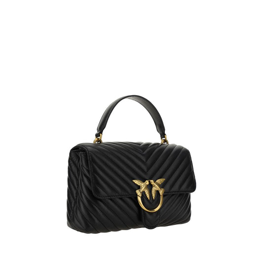 PINKO Schwarzes Kalbsleder-Portemonnaie Modell Bos Taurus