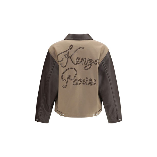 Kenzo Lederjacke in Braun