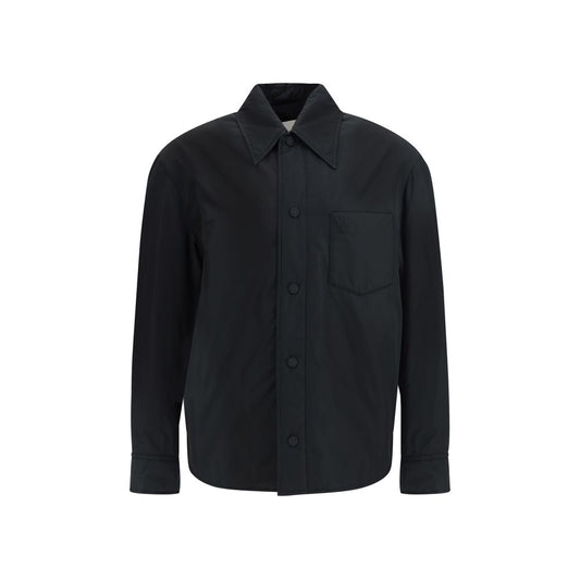 Ami Paris Black Polyester Coat
