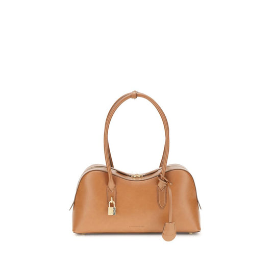 Stella McCartney Schultertasche aus beigem Nylon