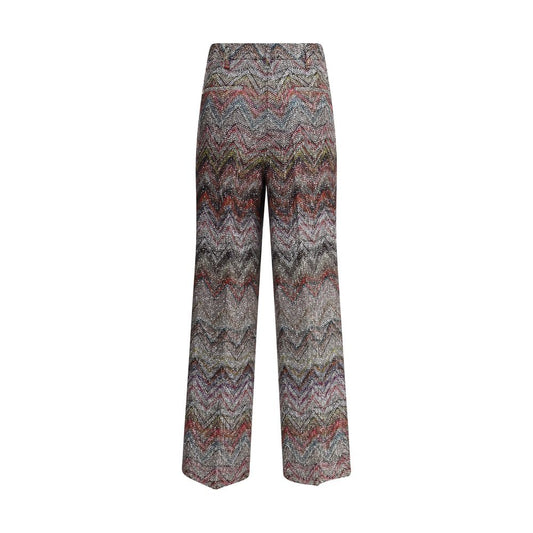 Missoni Multicolor Viscose Freizeit Hose