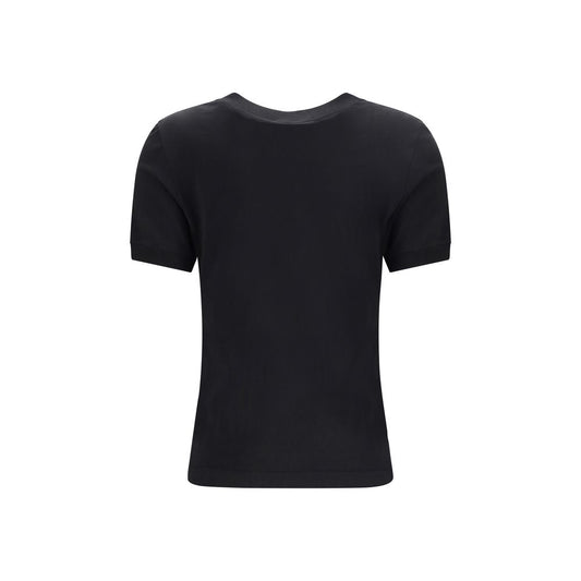 Dolce & Gabbana Schwarzes Baumwoll-T-Shirt