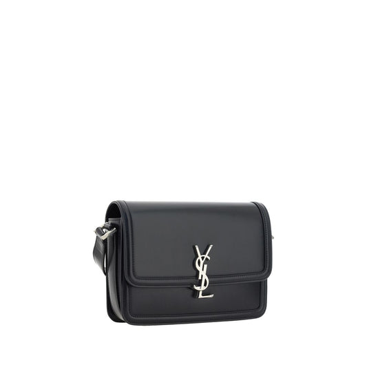 Saint Laurent Schultertasche aus schwarzem Kalbsleder (Bos Taurus)