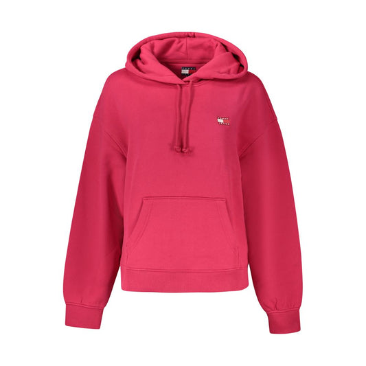Tommy Hilfiger – Rosafarbener Baumwollpullover für Damen