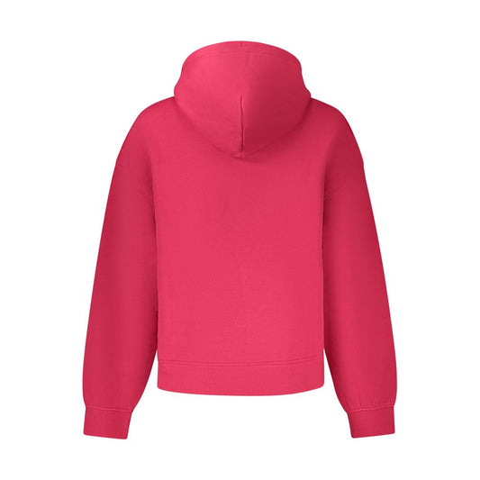 Tommy Hilfiger – Rosafarbener Baumwollpullover für Damen
