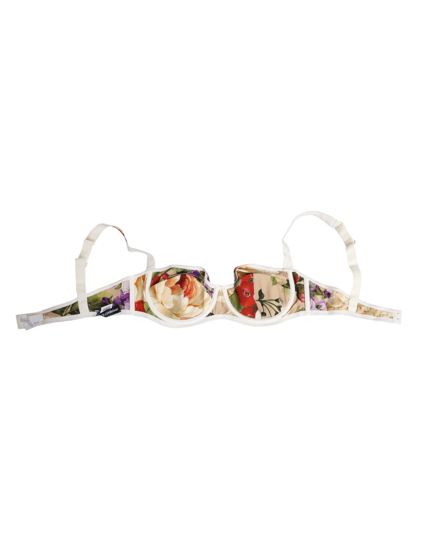 Dolce & Gabbana – Halbgepolsterter Balconette-BH mit Blumenmuster