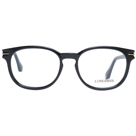 Longines Schwarze Kunststoffbrille (Gestelle)