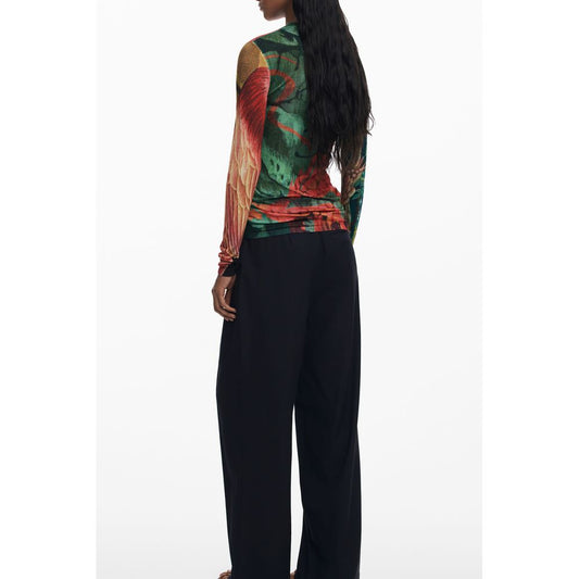 Desigual Grüner Viskose-Pullover für Damen