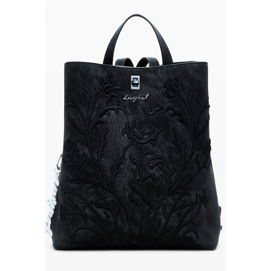 Desigual Black Polyethylene Women Backpack
